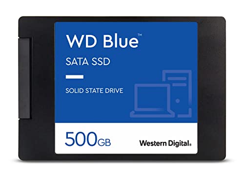 Western Digital WDS500G2B0A WD Blue - Disco de estado sólido, 500GB, 2.5', NAND, SATA, 3D, Internal SSD