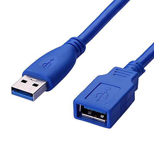SIENOC 1 x 0.5M Cable USB 3.0 Tipo A Macho a A Hembra Cable de extensión USB3.0 Cable de extensión