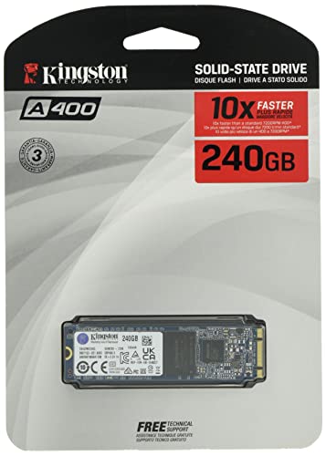 Kingston A400 SSD Disco duro sólido interno M.2 2280 SATA Rev 3.0, 240GB - SA400M8/240G