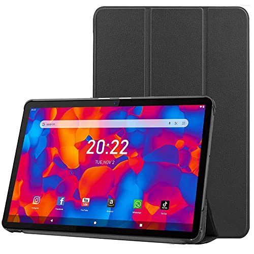 Tablet 10 Pulgadas Android 11, 4GB RAM 64GB ROM,FHD Pantalla,Certificación Google GMS,Tableta con 2MP+8MP Cámara,WiFi,Bluetooth,Type-C-Negro