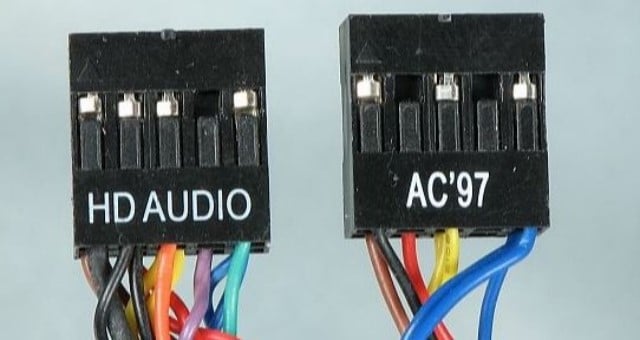 conector audio hd y ac97