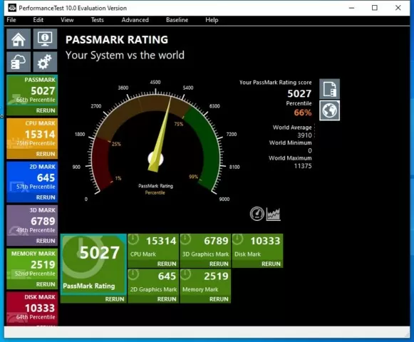 passmark rating performancetest 10.0