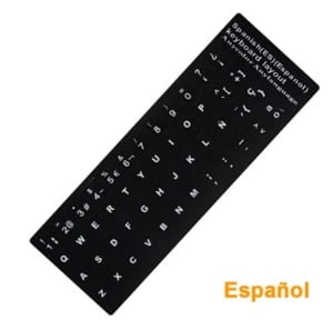 pegatinas teclado español