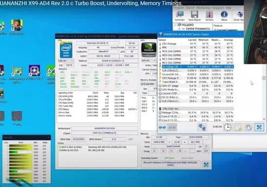 comprobar undervolting con hwinfo64