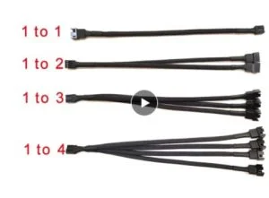 splitter cables ventiladores en aliexpress