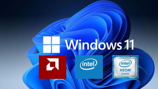 Instalación Windows 11: Intel, AMD y Xeon