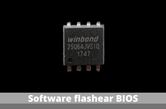 Software flashear bios
