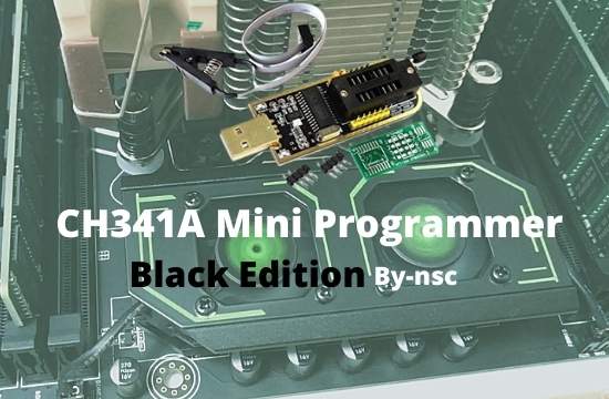 CH341A Mini Programmer Black Edition By-nsc