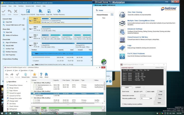 winpe-10-8-sergei-strelec driveclone minitool_partition macrorit_partition winpe_diskpart