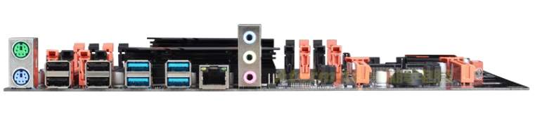 puertos traseros placa base dual x99 china