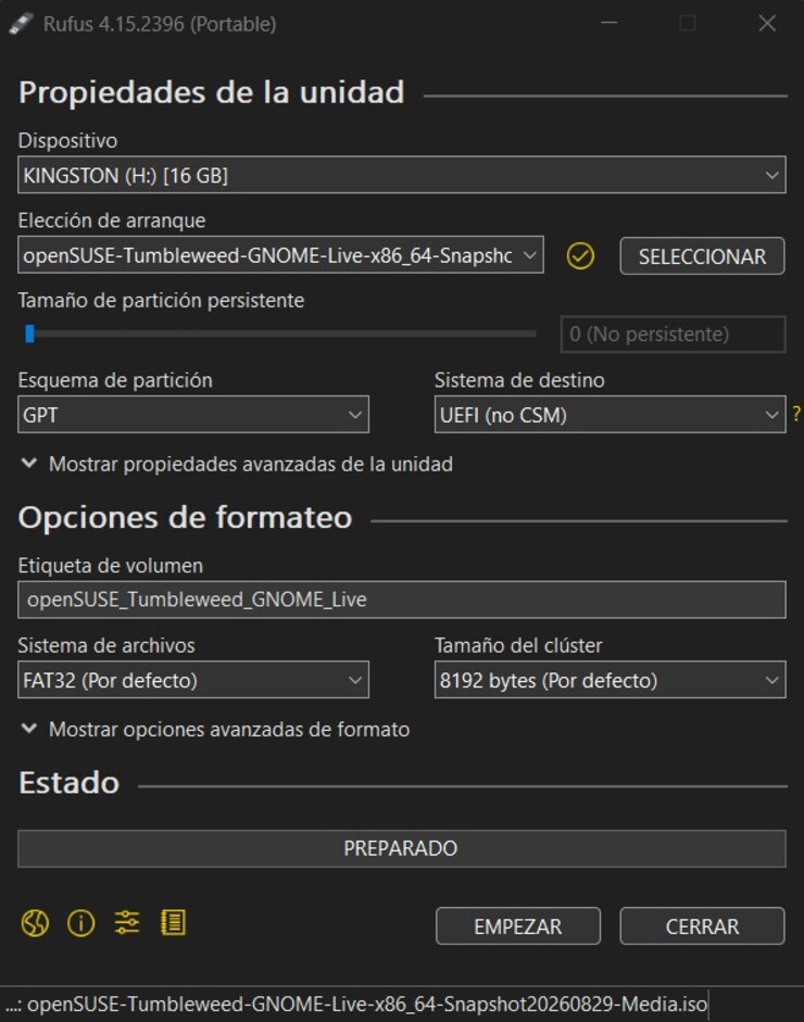 rufus Config
